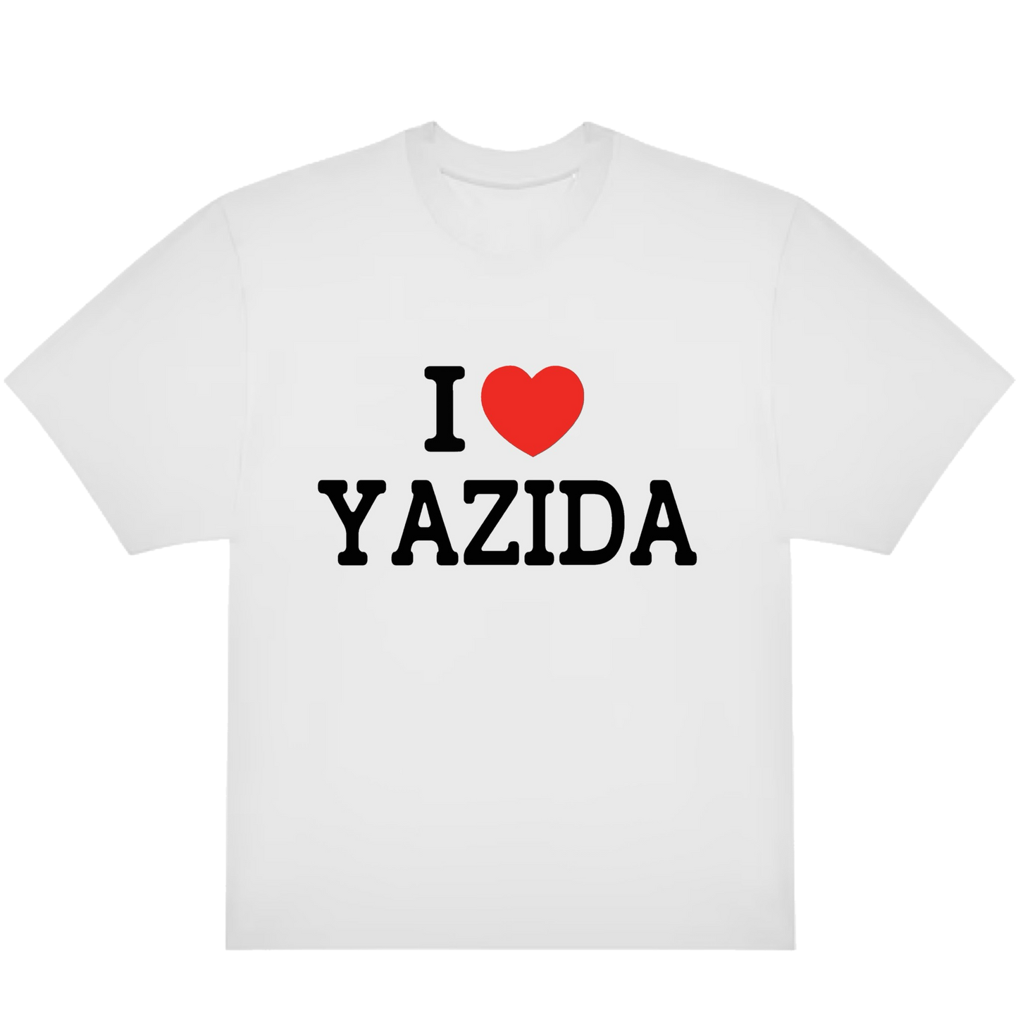 'I ❤️ Yazida' T-shirt/Crop top (red)
