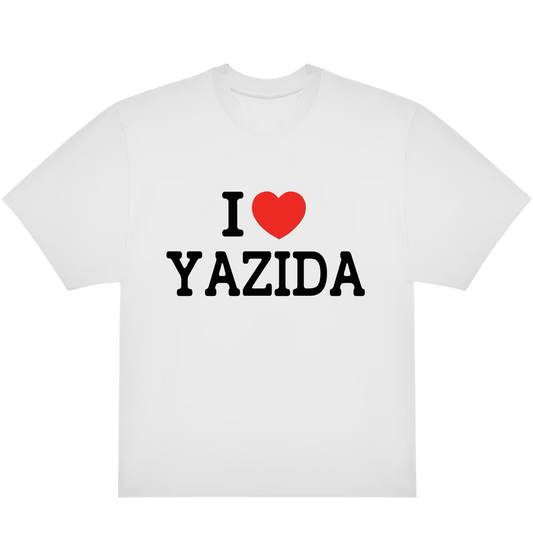 'I ❤️ Yazida' T-shirt/Crop top (red)